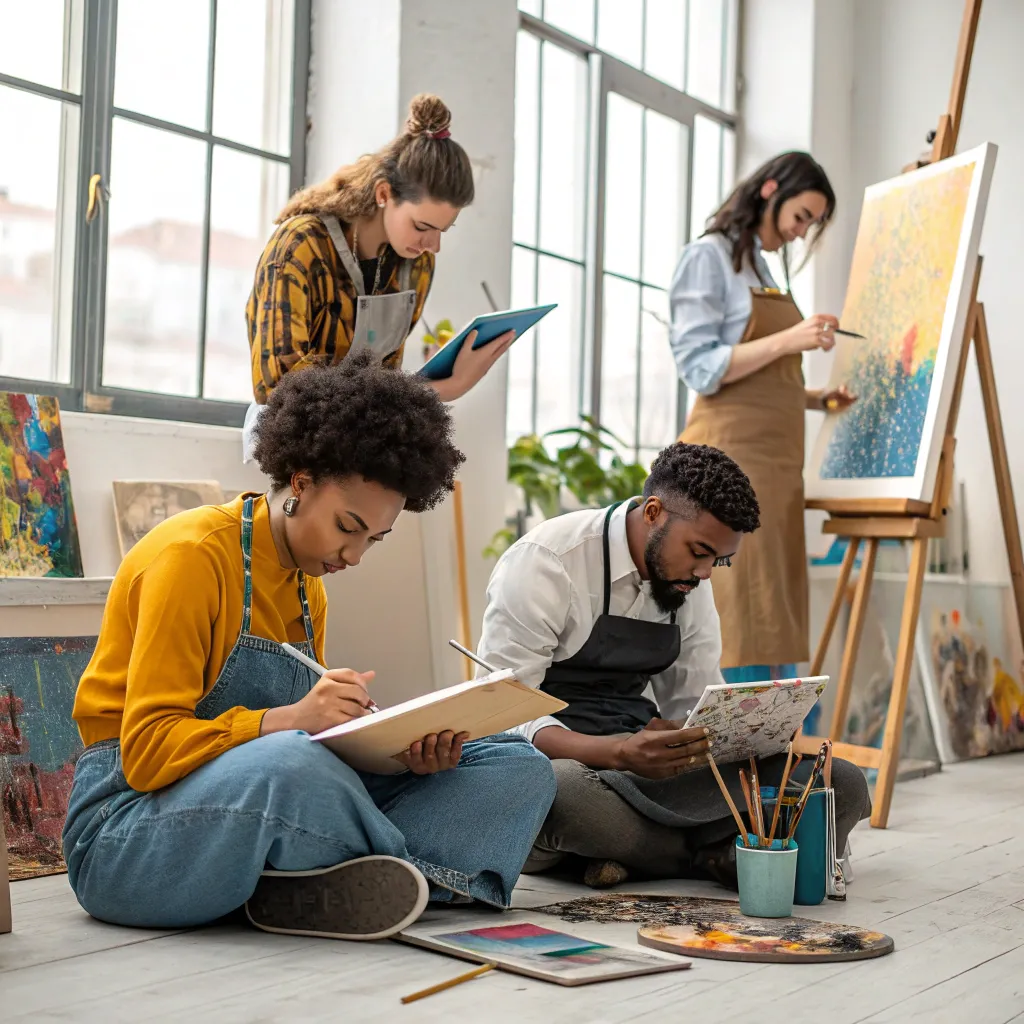 Team of artists at MELVARIX